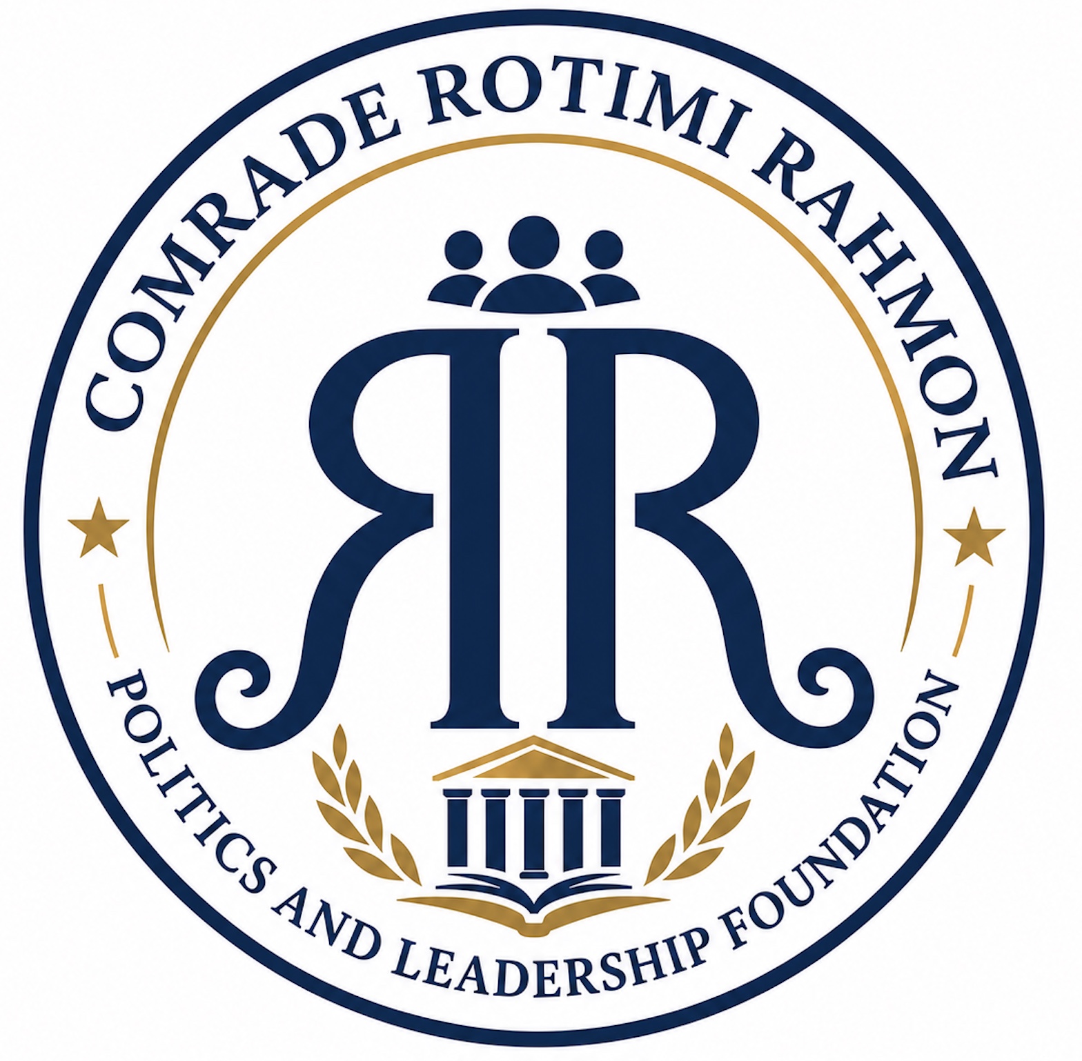 Comrade Rotimi Rahmon Politics and Leadership Foundation crest